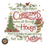 TWAS THE NIGHT BEFORE EMBROIDERY DESIGN