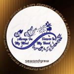 Be in my heart Embroidery Design