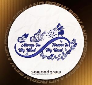 Be in my heart Embroidery Design