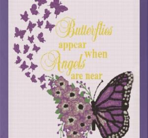Butterflies Appear Cross Stitch