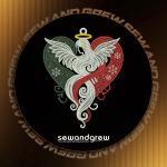 Christmas Angel Heart Embroidery design