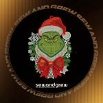 FSL Christmas Grinch Embroidery design