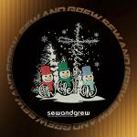 Christmas Snowman 2 Digital Embroidery Design