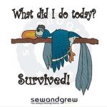 I Survived Embroidery design