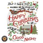 Goodnight Christmas Embroidery Design