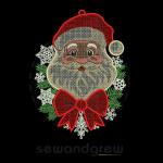 FSL Christmas Santa Embroidery design