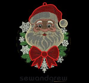 FSL Christmas Santa Embroidery design