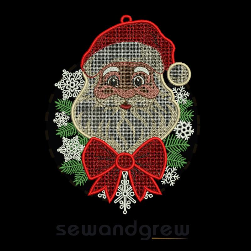 FSL Christmas Santa Embroidery design