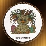 Easter Chicken Embroidery Design