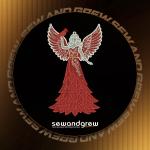 FSL Red Angel Embroidery design