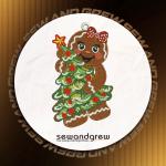 Gingerbread Girl Ornament Embroidery Design