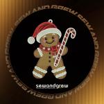 FSL Gingerbread Ornament Embroidery Design