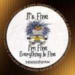 I am Fine Machine Embroidery Design