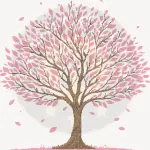 FLoral Tree Cross Stitch