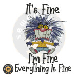 I AM FINE EMBROIDERY PATTERN