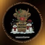 Moory Christmas Embroidery Design