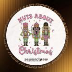 Nuts about Christmas Embroidery Design