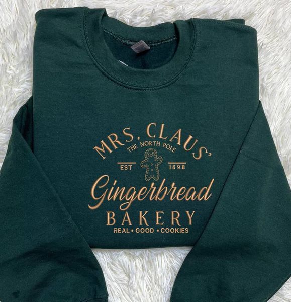 Mrs Claus Gingerbread Embroidery Design