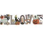 Halloween Embroidery Design