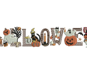 Halloween Embroidery Design