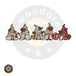 Hello Christmas Embroidery Design