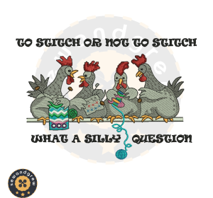 Silly Stitch Embroidery Design
