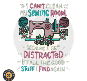 My Clean Sewing Room Embroidery Design