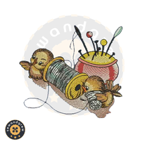 Sewing Birdies Embroidery Design