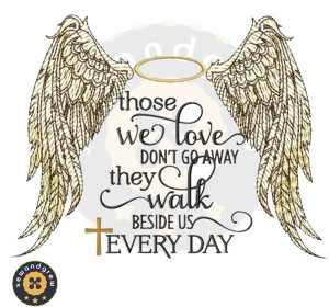 Soul Love Wings Embroidery Design