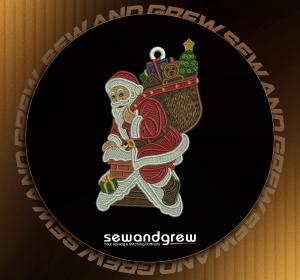 FSL Merry Claus Embroidery Design