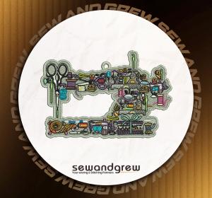 Sew Charm Ornament Embroidery Design