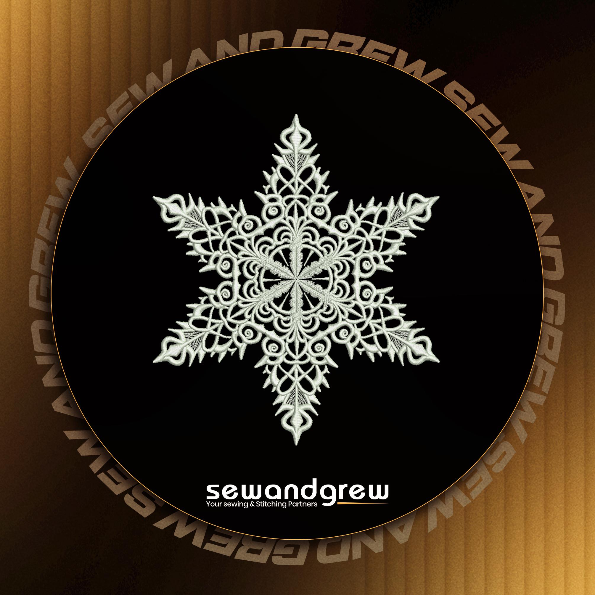 FSL Snowflake Embroidery design