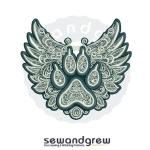 Paw Wings Embroidery design