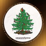 Spode Christmas Tree Embroidery Design