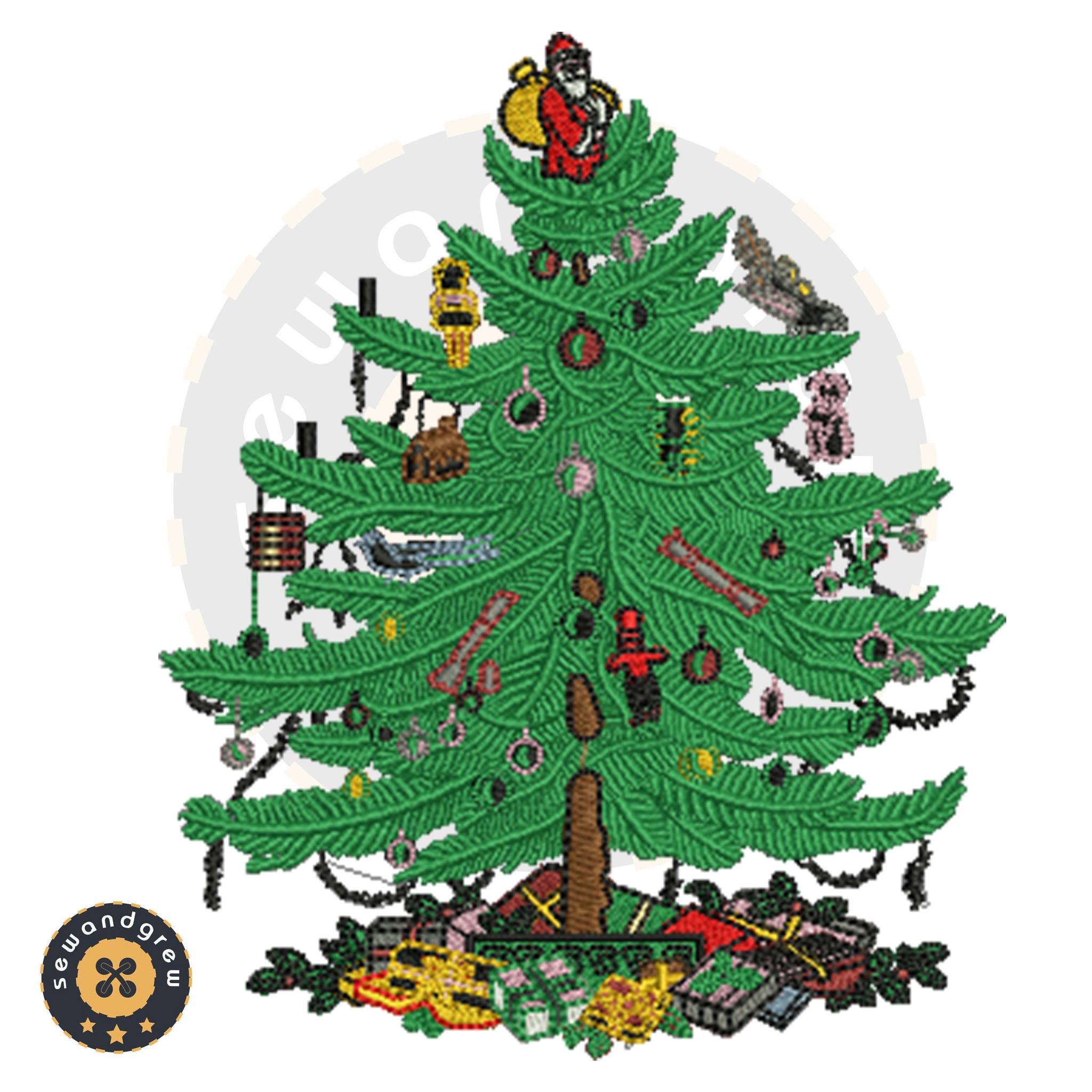 Spode Tree Embroidery Design