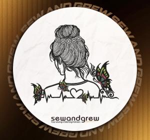 Summer Girl Embroidery Design