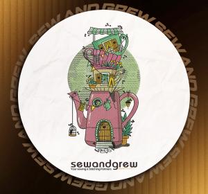 Tea pot House Embroidery Design
