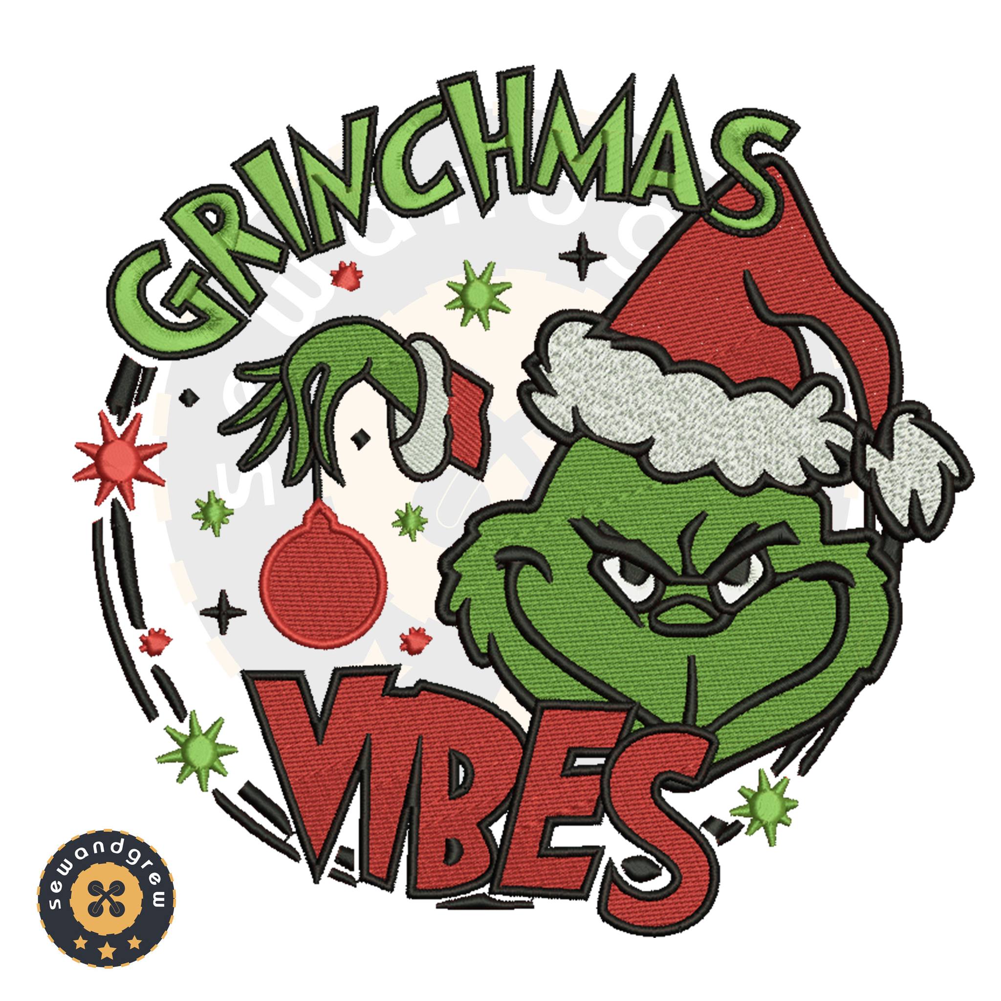 GRINCHMAS VIBES EMBROIDERY