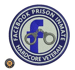 FACEBOOK PRISON Embroidery Design