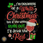 WHITE CHRISTMAS EMBROIDERY PATTERN
