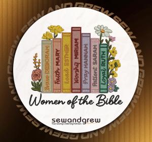 Women of the Bible 2 5 inch Embroidery design